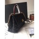 Replica di lusso Imitazioni borse griffate a mano Chanel Coco nera 23/28cm 01 Imitazioni Cloni Imitazioni borse griffate a mano Chanel Coco nera 23/28cm 01 firmate