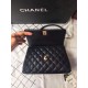 Replica di lusso Imitazioni borse griffate a mano Chanel Coco nera 23/28cm 01 Imitazioni Cloni Imitazioni borse griffate a mano Chanel Coco nera 23/28cm 01 firmate