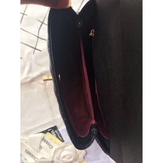 Replica di lusso Imitazioni borse griffate a mano Chanel Coco nera 23/28cm 01 Imitazioni Cloni Imitazioni borse griffate a mano Chanel Coco nera 23/28cm 01 firmate