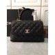 Replica di lusso Borsa a mano Chanel Coco nera 23/28cm 02 Imitazioni Cloni Borsa a mano Chanel Coco nera 23/28cm 02 firmate