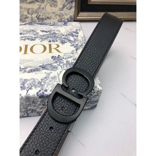 Replica di lusso Cintura Dior Montaigne Reversibile da 35mm vitello ultra opaca Imitazioni Cloni Cintura Dior Montaigne Reversibile da 35mm vitello ultra opaca firmate