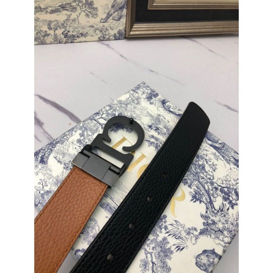 Replica di lusso Cintura Dior Montaigne Reversibile da 35mm vitello ultra opaca Imitazioni Cloni Cintura Dior Montaigne Reversibile da 35mm vitello ultra opaca firmate