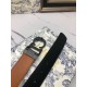Replica di lusso Cintura Dior Montaigne Reversibile da 35mm vitello ultra opaca Imitazioni Cloni Cintura Dior Montaigne Reversibile da 35mm vitello ultra opaca firmate