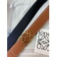 Replica di lusso Cintura reversibile Loewe Anagram 32mm Marrone/Blu Imitazioni Cloni Cintura reversibile Loewe Anagram 32mm Marrone/Blu firmate