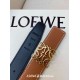 Replica di lusso Cintura reversibile Loewe Anagram 32mm Marrone/Blu Imitazioni Cloni Cintura reversibile Loewe Anagram 32mm Marrone/Blu firmate