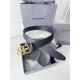 Replica di lusso Cintura Balenciaga BB con fibbia con logo BB 35mm Nero Imitazioni Cloni Cintura Balenciaga BB con fibbia con logo BB 35mm Nero firmate