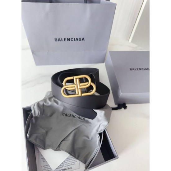 Replica di lusso Cintura Balenciaga BB con fibbia con logo BB 35mm Nero Imitazioni Cloni Cintura Balenciaga BB con fibbia con logo BB 35mm Nero firmate