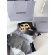 Replica di lusso Cintura Balenciaga BB con fibbia con logo BB 35mm Nero Imitazioni Cloni Cintura Balenciaga BB con fibbia con logo BB 35mm Nero firmate