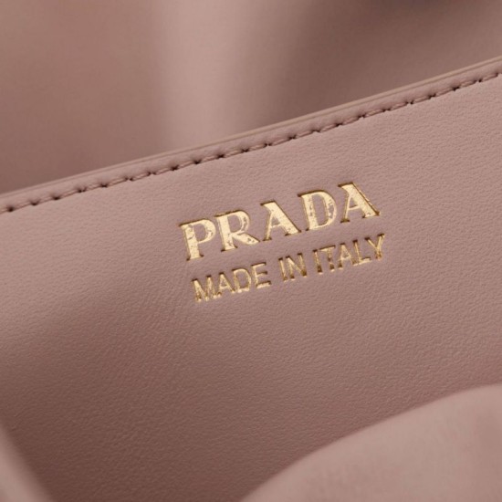 Replica di lusso Borsa Prada Dada piccola Nappa 1BG586 Rosa Imitazioni Cloni Borsa Prada Dada piccola Nappa 1BG586 Rosa firmate