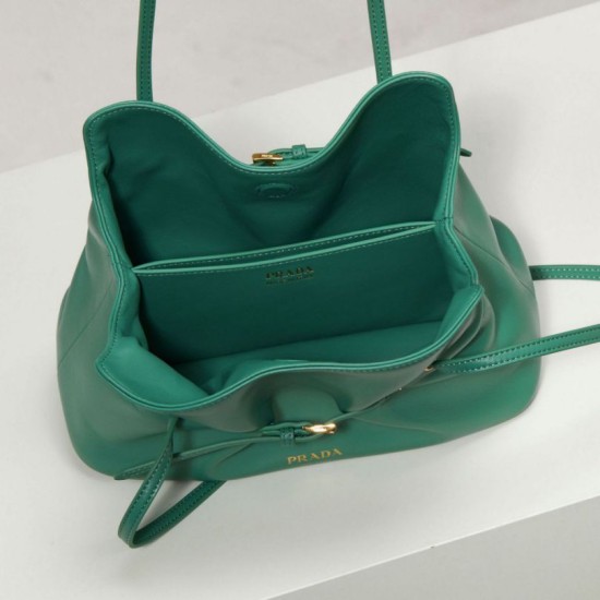 Replica di lusso Borse Firmate Prada Dada piccola Nappa 1BG586 Verde Imitazioni Cloni Borse Firmate Replica Prada Dada piccola Nappa 1BG586 Verde firmate