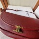 Replica di lusso Borse Celine Halfmoon piccola morbida Triomphe bordeaux Imitazioni Cloni Borse Replica Celine Halfmoon piccola morbida Triomphe bordeaux firmate