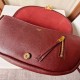 Replica di lusso Borse Celine Halfmoon piccola morbida Triomphe bordeaux Imitazioni Cloni Borse Replica Celine Halfmoon piccola morbida Triomphe bordeaux firmate
