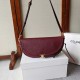 Replica di lusso Borse Celine Halfmoon piccola morbida Triomphe bordeaux Imitazioni Cloni Borse Replica Celine Halfmoon piccola morbida Triomphe bordeaux firmate