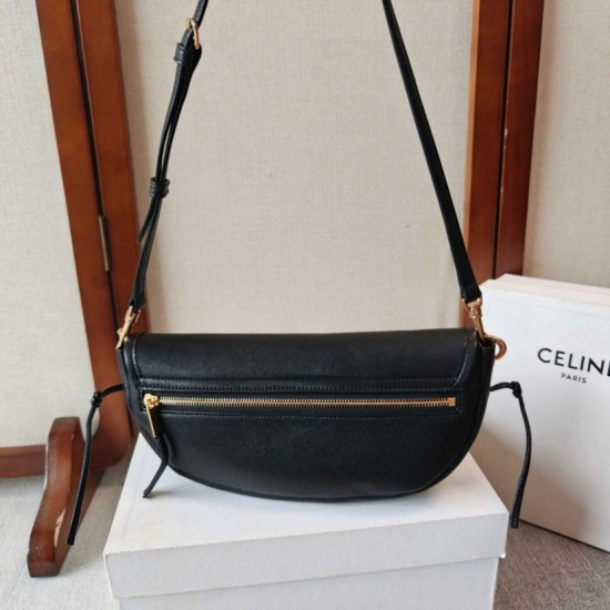 Replica di lusso Imitazioni borse griffate Celine Halfmoon piccola morbida Triomphe Nero Imitazioni Cloni Imitazioni borse griffate Celine Halfmoon piccola morbida Triomphe Nero firmate