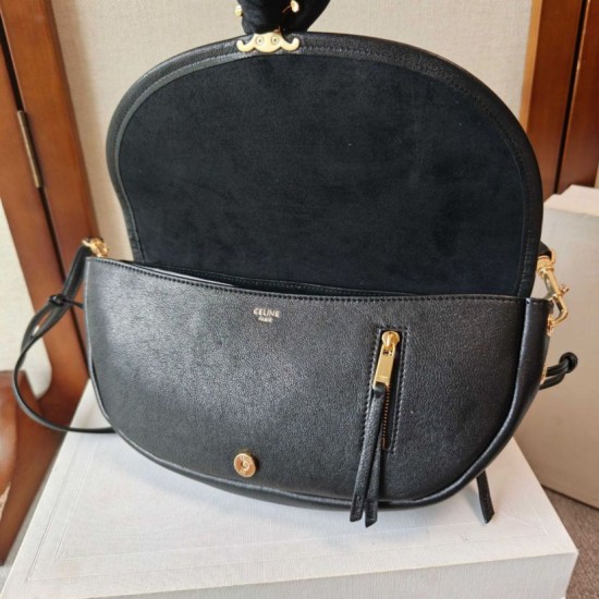 Replica di lusso Imitazioni borse griffate Celine Halfmoon piccola morbida Triomphe Nero Imitazioni Cloni Imitazioni borse griffate Celine Halfmoon piccola morbida Triomphe Nero firmate