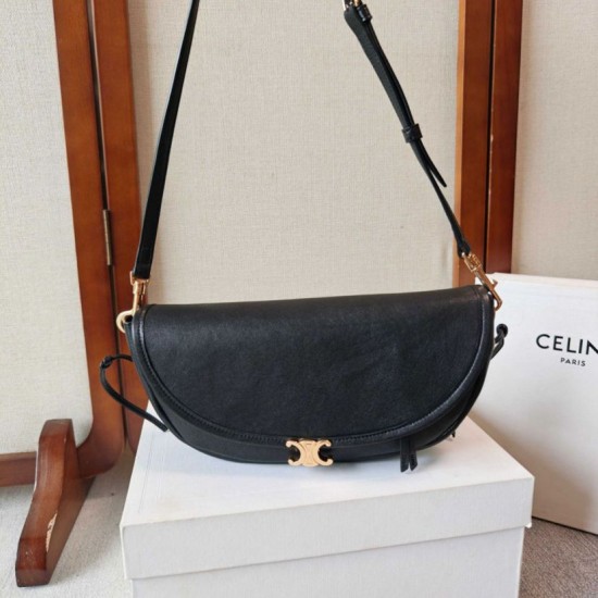 Replica di lusso Imitazioni borse griffate Celine Halfmoon piccola morbida Triomphe Nero Imitazioni Cloni Imitazioni borse griffate Celine Halfmoon piccola morbida Triomphe Nero firmate