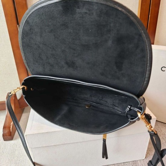 Replica di lusso Imitazioni borse griffate Celine Halfmoon piccola morbida Triomphe Nero Imitazioni Cloni Imitazioni borse griffate Celine Halfmoon piccola morbida Triomphe Nero firmate