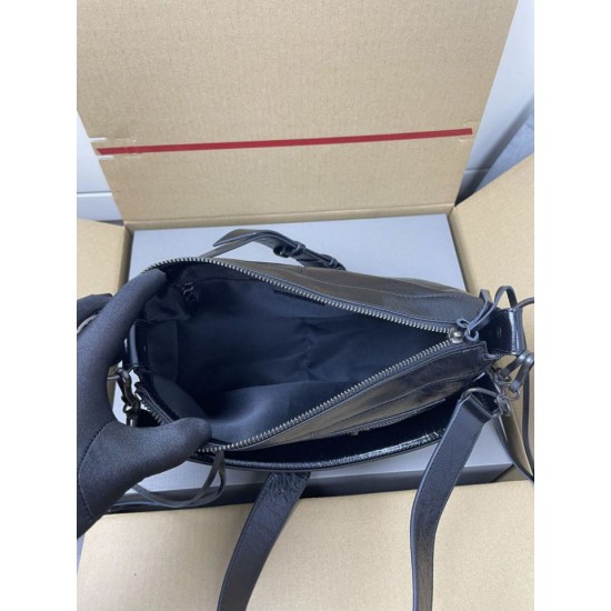 Replica di lusso Borse Imitazioni a tracolla classica Balenciaga Le City nera Imitazioni Cloni Borse Imitazioni a tracolla classica Balenciaga Le City nera firmate