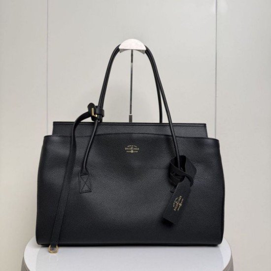Replica di lusso Borsa tote Balenciaga Carrie Carry All Nero Imitazioni Cloni Borsa tote Balenciaga Carrie Carry All Nero firmate