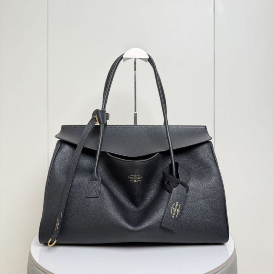 Replica di lusso Borsa tote Balenciaga Carrie Carry All Nero Imitazioni Cloni Borsa tote Balenciaga Carrie Carry All Nero firmate
