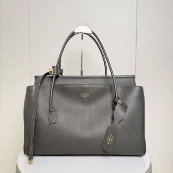 Replica di lusso Borse tote Balenciaga Carrie Carry All Grigia Imitazioni Cloni Borse Replica tote Balenciaga Carrie Carry All Grigia firmate