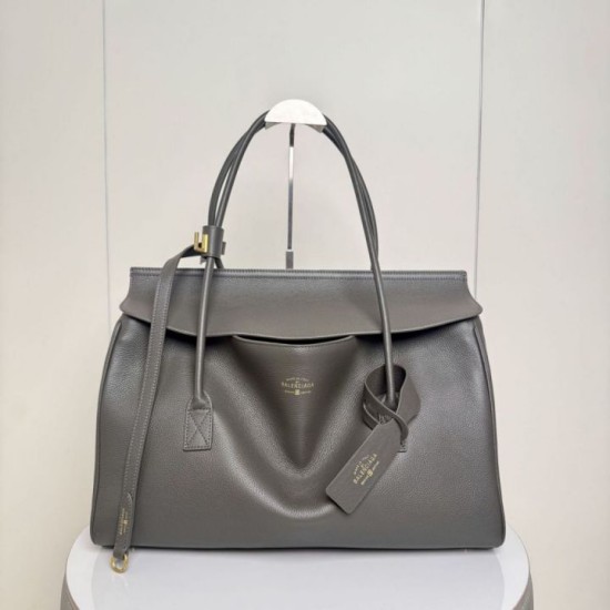 Replica di lusso Borse tote Balenciaga Carrie Carry All Grigia Imitazioni Cloni Borse Replica tote Balenciaga Carrie Carry All Grigia firmate