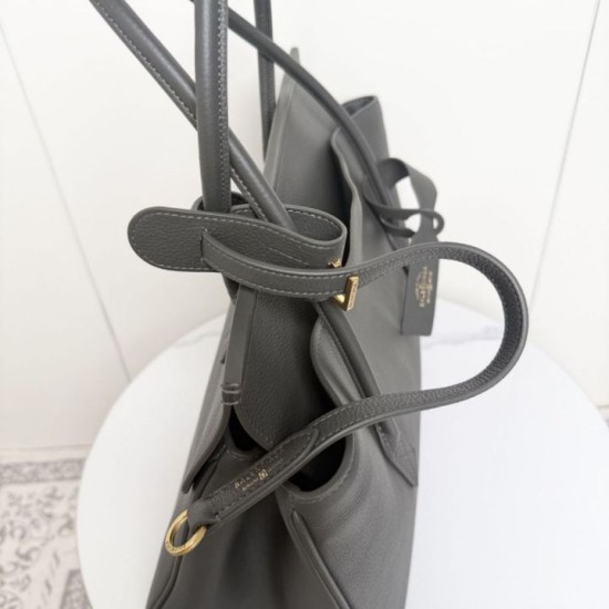 Replica di lusso Borse tote Balenciaga Carrie Carry All Grigia Imitazioni Cloni Borse Replica tote Balenciaga Carrie Carry All Grigia firmate