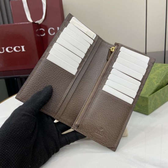 Replica di lusso Portafoglio continentale Gucci Ophidia 791746 Marrone Imitazioni Cloni Portafoglio continentale Gucci Ophidia 791746 Marrone firmate