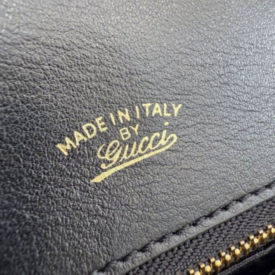 Replica di lusso Borsa a mano media Gucci Paparazzo 875018 nera Imitazioni Cloni Borsa a mano media Gucci Paparazzo 875018 nera firmate