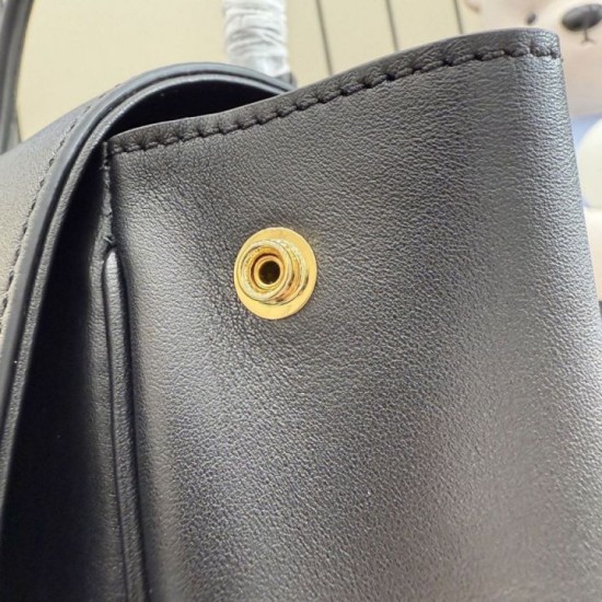 Replica di lusso Borsa a mano media Gucci Paparazzo 875018 nera Imitazioni Cloni Borsa a mano media Gucci Paparazzo 875018 nera firmate