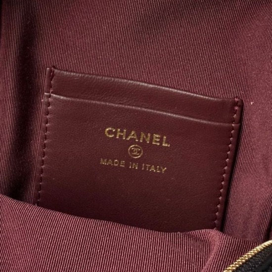 Replica di lusso Zaino Chanel Mini Classic trapuntato con logo CC AP3663 Nero Imitazioni Cloni Zaino Chanel Mini Classic trapuntato con logo CC AP3663 Nero firmate