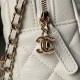 Replica di lusso Zaino Chanel Mini Classic trapuntato con logo CC AP3663 bianco Imitazioni Cloni Zaino Chanel Mini Classic trapuntato con logo CC AP3663 bianco firmate