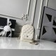 Replica di lusso Zaino Chanel Mini Classic trapuntato con logo CC AP3663 bianco Imitazioni Cloni Zaino Chanel Mini Classic trapuntato con logo CC AP3663 bianco firmate