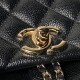 Replica di lusso Zaino Chanel Duma piccolo 21cm nero Imitazioni Cloni Zaino Chanel Duma piccolo 21cm nero firmate