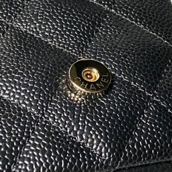 Replica di lusso Zaino Chanel Duma piccolo 21cm nero Imitazioni Cloni Zaino Chanel Duma piccolo 21cm nero firmate