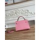 Replica di lusso Borsa Hermes Mini Kelly II Sellier Epsom Arancio Imitazioni Cloni Borsa Hermes Mini Kelly II Sellier Epsom Arancio firmate