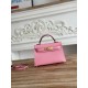 Replica di lusso Borsa Hermes Mini Kelly II Sellier Epsom Arancio Imitazioni Cloni Borsa Hermes Mini Kelly II Sellier Epsom Arancio firmate