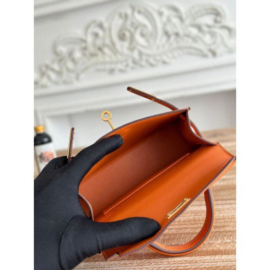 Replica di lusso Borse Hermes Mini Kelly II Sellier Epsom Rosa Imitazioni Cloni Borse Replica Hermes Mini Kelly II Sellier Epsom Rosa firmate