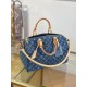 Replica di lusso Borsa Louis Vuitton Speedy Soft 30 Monogram Denim M14430 Blu Imitazioni Cloni Borsa Louis Vuitton Speedy Soft 30 Monogram Denim M14430 Blu firmate