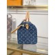 Replica di lusso Borsa Louis Vuitton Speedy Soft 30 Monogram Denim M14430 Blu Imitazioni Cloni Borsa Louis Vuitton Speedy Soft 30 Monogram Denim M14430 Blu firmate