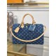 Replica di lusso Borsa Louis Vuitton Speedy Soft 30 Monogram Denim M14430 Blu Imitazioni Cloni Borsa Louis Vuitton Speedy Soft 30 Monogram Denim M14430 Blu firmate