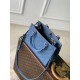 Replica di lusso Borsa tote Louis Vuitton OnTheGo PM M28181 blu Imitazioni Cloni Borsa tote Louis Vuitton OnTheGo PM M28181 blu firmate