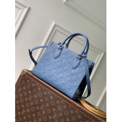 Borsa tote Louis Vuitton OnTheGo PM M28181 blu