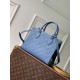 Replica di lusso Borsa tote Louis Vuitton OnTheGo PM M28181 blu Imitazioni Cloni Borsa tote Louis Vuitton OnTheGo PM M28181 blu firmate