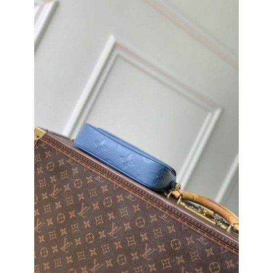 Replica di lusso Borse Portafoglio Louis Vuitton con catena Ivy M27755 Blu Imitazioni Replica Borse Portafoglio Louis Vuitton con catena Ivy M27755 Blu firmate