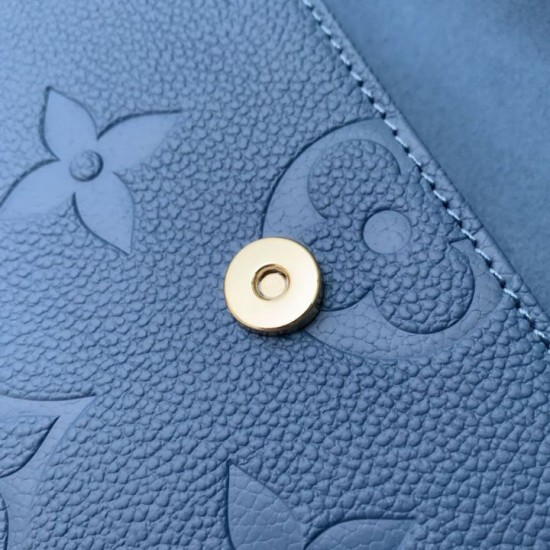 Replica di lusso Borse Portafoglio Louis Vuitton con catena Ivy M27755 Blu Imitazioni Replica Borse Portafoglio Louis Vuitton con catena Ivy M27755 Blu firmate