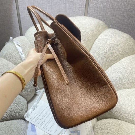 Replica di lusso Borsa shopping grande Chanel 26S Jennie AS6289 marrone Imitazioni Cloni Borsa shopping grande Chanel 26S Jennie AS6289 marrone firmate