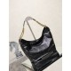 Replica di lusso Borsa a tracolla YSL Saint Laurent Hortense Hobo nera Imitazioni Cloni Borsa a tracolla YSL Saint Laurent Hortense Hobo nera firmate