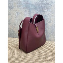 Hobo Grande YSL Saint Laurent Le 5 à 7 morbida Borgogna Hobo Grande YSL Saint Laurent Le 5 à 7 morbida Borgogna