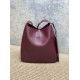 Replica Perfetta Borsa Hobo Grande YSL Saint Laurent Le 5 &agrave; 7 morbida Borgogna firmate
